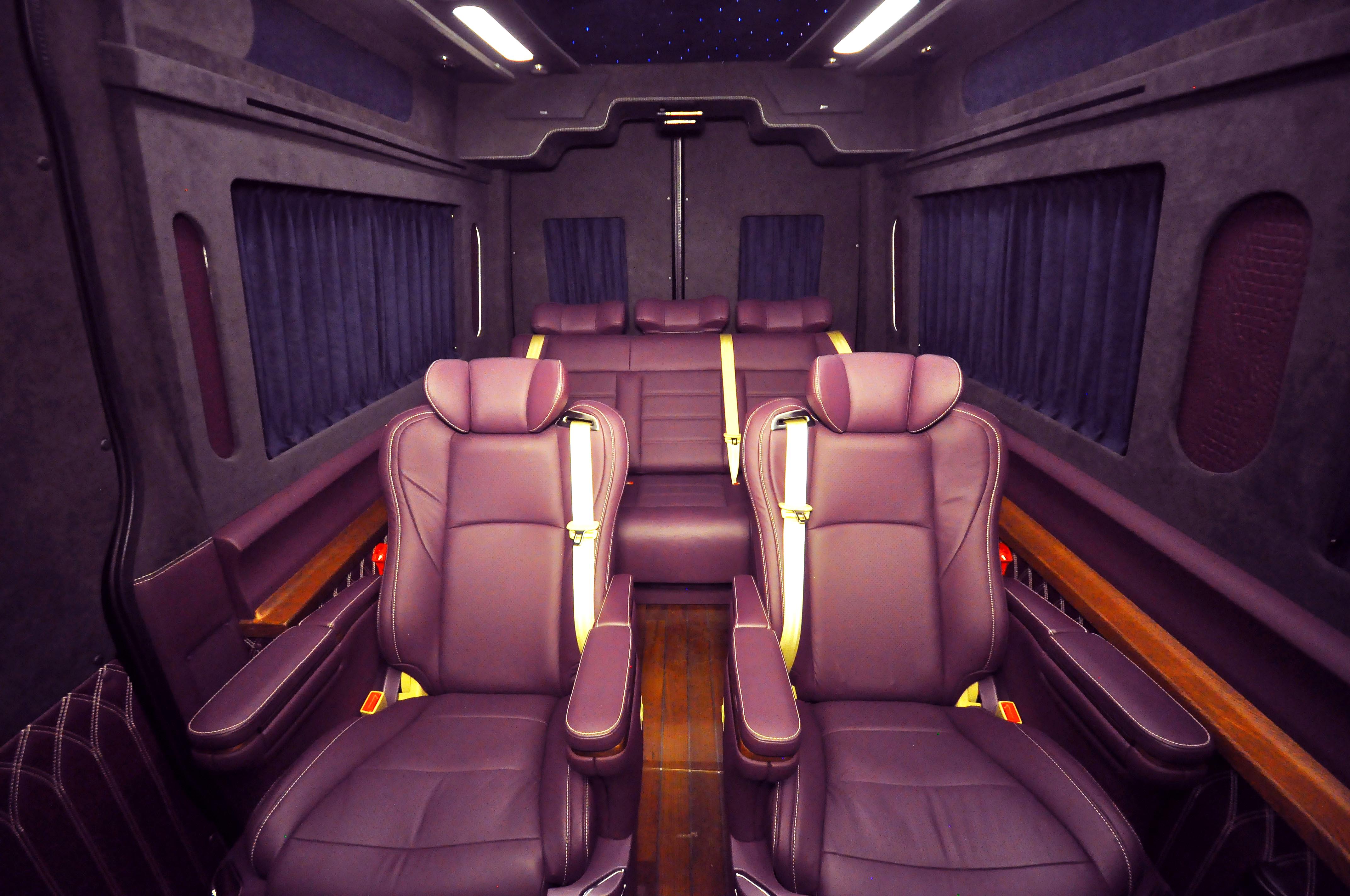 紫色奔驰斯宾特9座商务车，斯宾特紫气东来款！